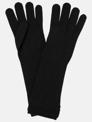 Кашемировые перчатки Max Mara черные