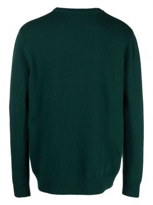 Sweter wełniany z wełny merino Mackintosh zielony