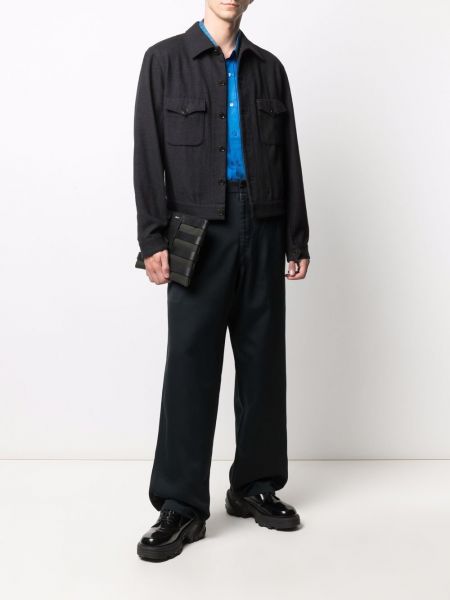 Pantalones bootcut Yohji Yamamoto Pre-owned negro