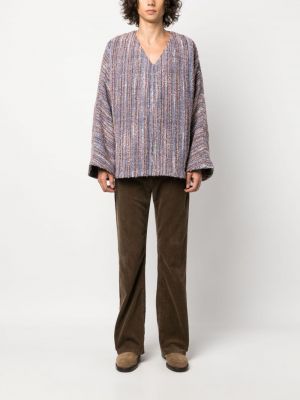 Pullover mit v-ausschnitt Séfr lila