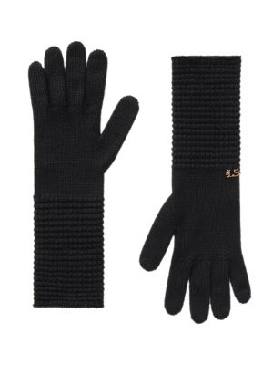 Черные перчатки Luisa Spagnoli