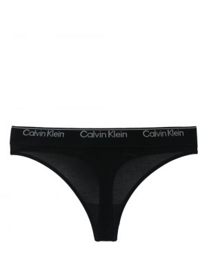 Slip-on бикини Calvin Klein черно
