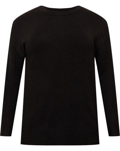 Пуловер Esprit Curves черно