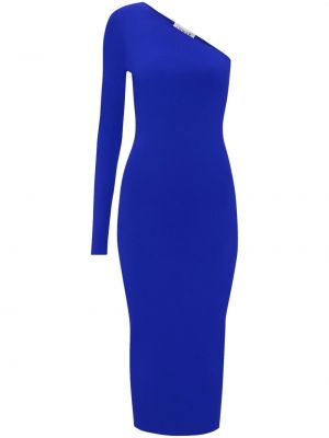 Večerna obleka Victoria Beckham modra