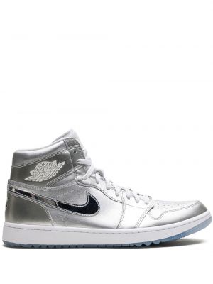 Nizki čevlji Jordan srebrna