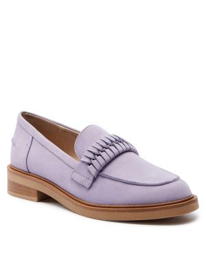 Loafers Caprice fioletowe