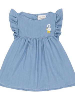 Bomull dress for jenter Bobo Choses blå