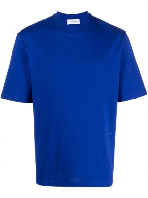T-shirt con scollo tondo Ferragamo blu