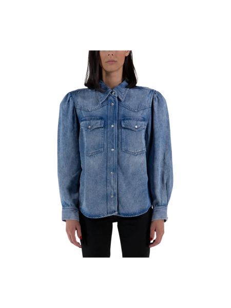 Koszula jeansowa Isabel Marant niebieska