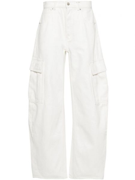 Jeans taille basse Alexander Wang blanc