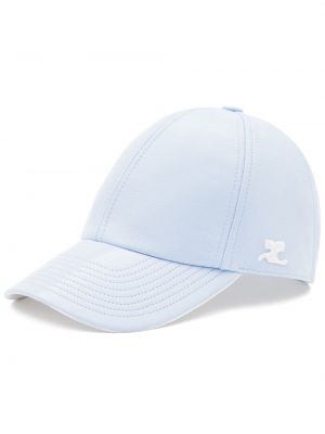 Kepurė su snapeliu Courreges mėlyna