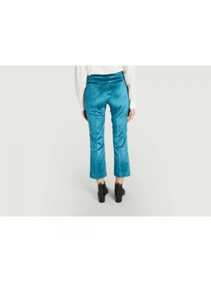Pantalones chinos de terciopelo‏‏‎ Leon & Harper azul