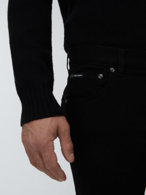 Vaqueros skinny con bolsillos Dolce&gabbana negro