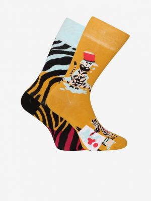 Чорапи с принт зебра Dedoles
