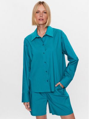 Relaxed fit marškiniai Birgitte Herskind mėlyna