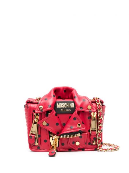 Чанта за ръка на точки Moschino