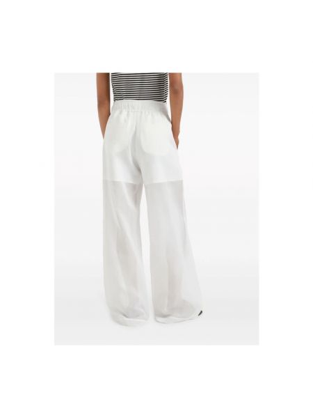 Pantalones elegantes Brunello Cucinelli blanco