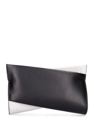 Usnjena pisemska torbica Christian Louboutin črna