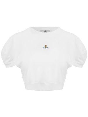 Camiseta de algodón Vivienne Westwood blanco
