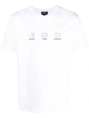 T-shirt A.p.c. hvid