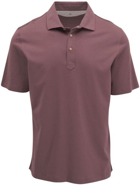 Poloshirt Brunello Cucinelli rød