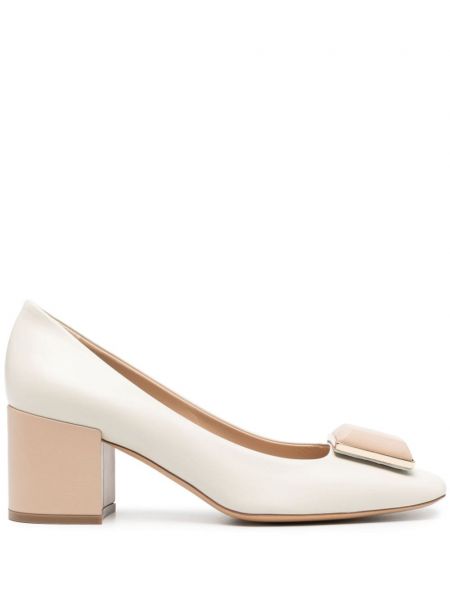 Leder pumps Roberto Festa beige