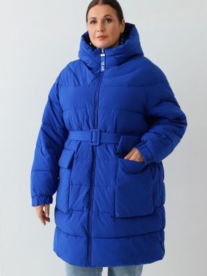 Утепленная куртка Sei Tu синяя