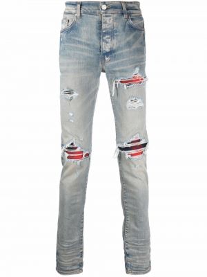 Rippet skinny jeans Amiri blå