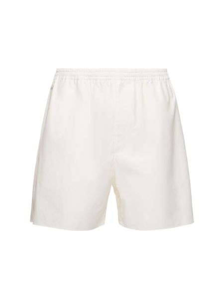 Bomull shorts Auralee hvit