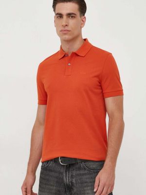 Тениска с дълъг ръкав Boss оранжево