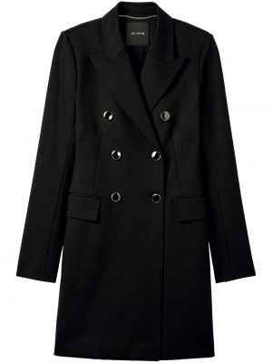 Dlouhý kabát St. John - Černá