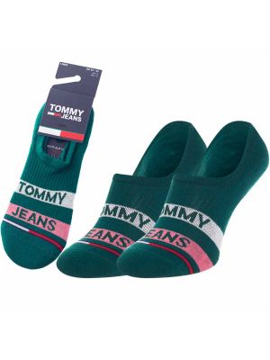 Niske čarape Tommy Jeans zelena