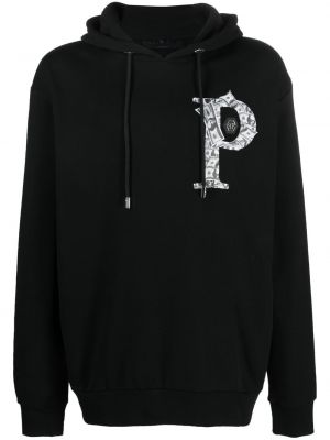 Hoodie Philipp Plein svart