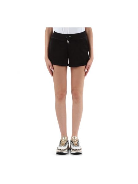 Samt shorts mit stickerei Juicy Couture schwarz