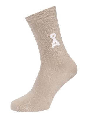 ARMEDANGELS Ponožky 'SAAMU'  svetlobéžová / biela