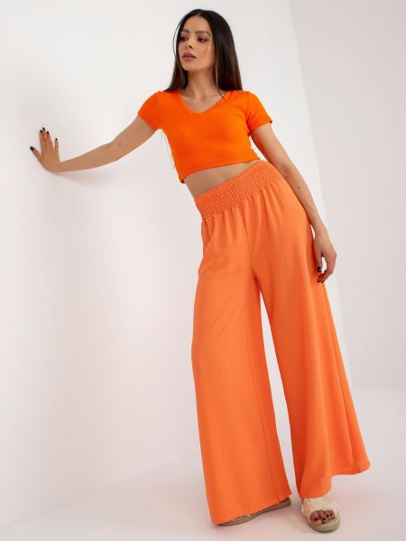 Kelnės Fashionhunters oranžinė
