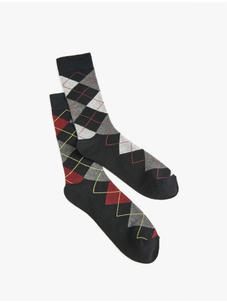 Шкарпетки з принтом з геометричним візерунком Koton