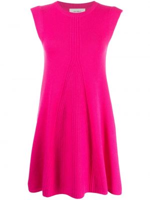 Плетена кашмирена рокля Lisa Yang розово