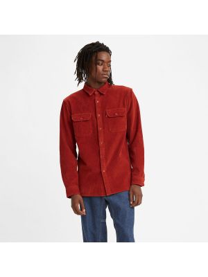 Camisa de algodón Levi's rojo