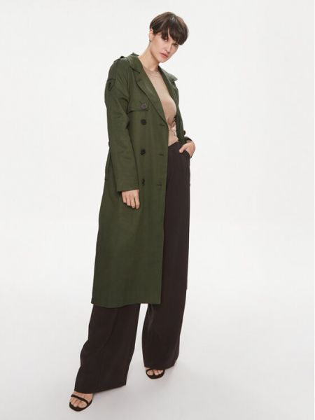 Παλτό Selected Femme πράσινο