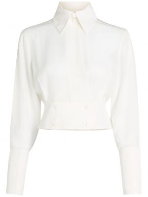 Svilena srajca Karl Lagerfeld bela
