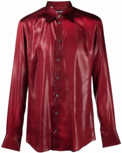 Camisa manga larga Dolce & Gabbana rojo