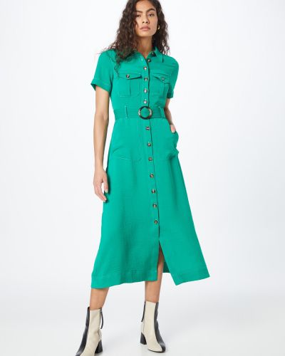 Košeľové šaty Warehouse zelená