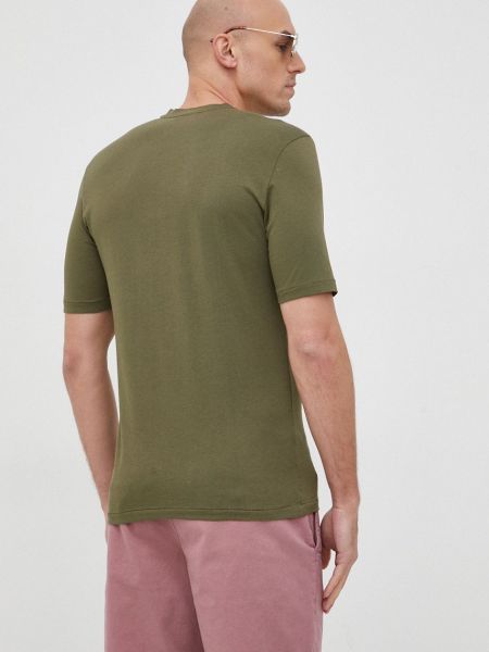 Bavlněné tričko Sisley zelené