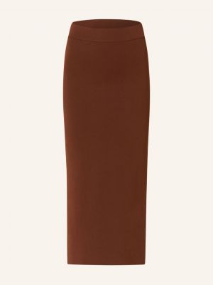 Dzianinowa spódnica ołówkowa Gauge81 brązowa