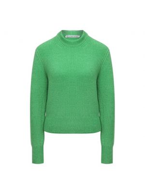 Шерстяной пуловер Alexanderwang.t, зеленый