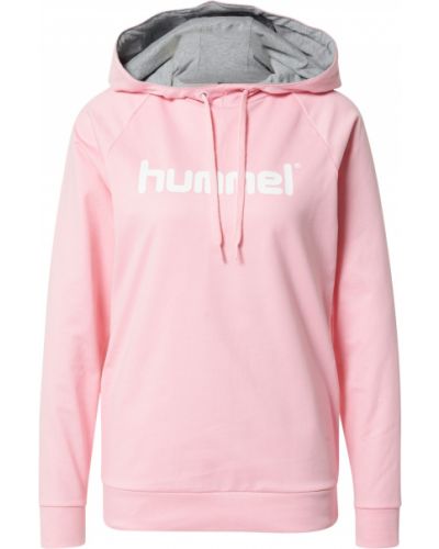 Пуловер с качулка Hummel бяло