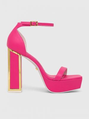 Kožne sandale Kat Maconie ružičasta