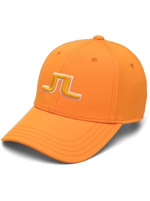 Cappello con visiera J.lindeberg arancione