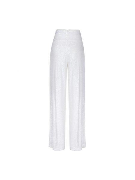 Pantalones con lentejuelas Nenette blanco